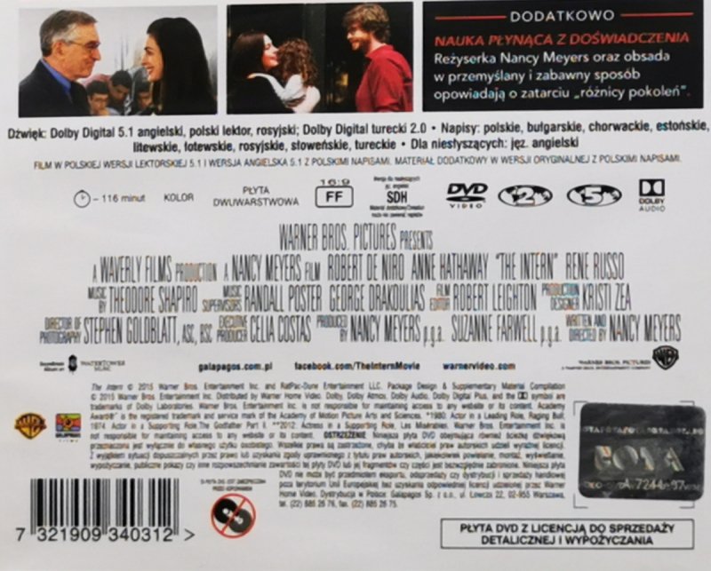 DVD. PRAKTYKANT De Niro