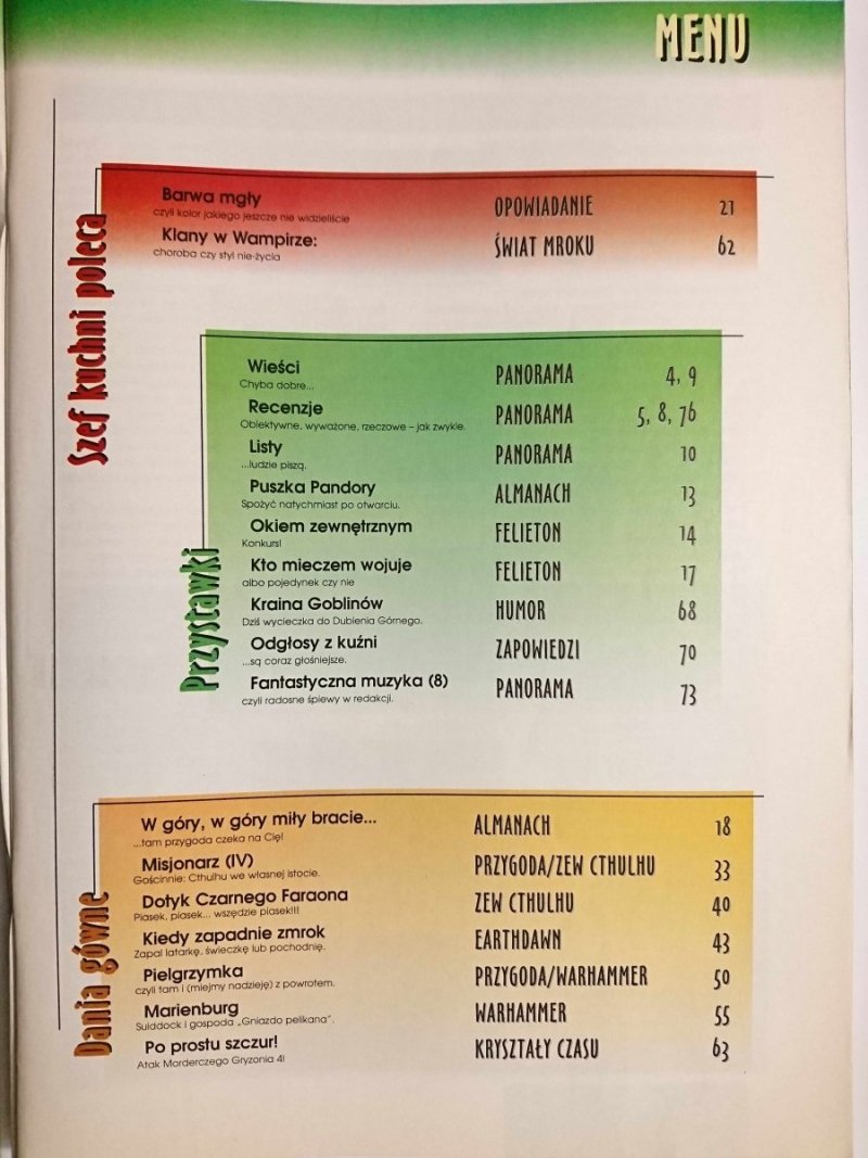 MAGIA I MIECZ NR 6 (66) / 99