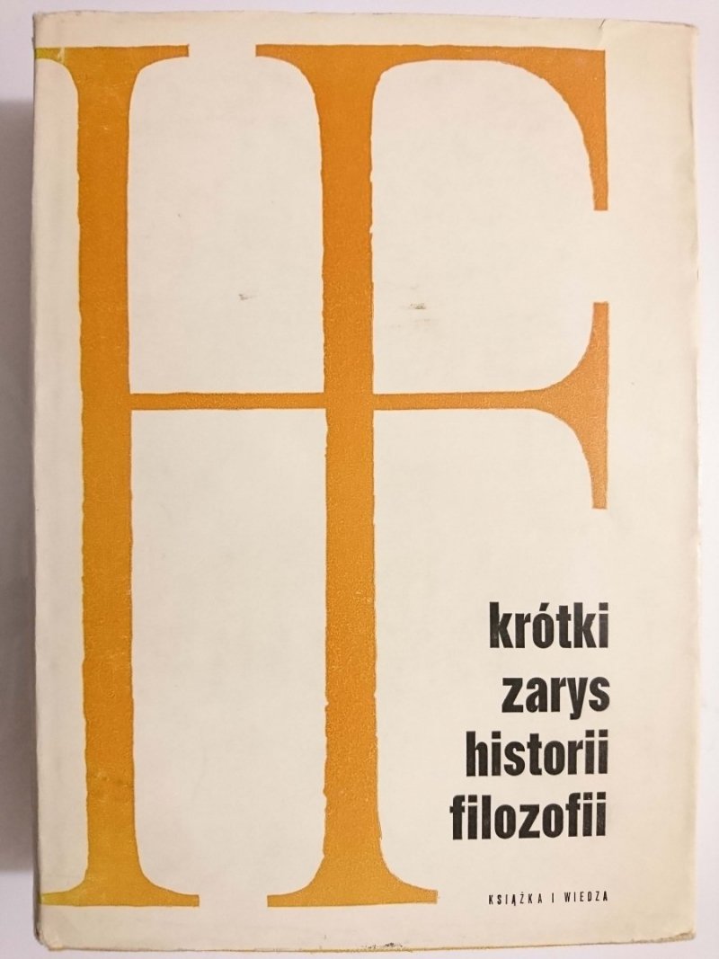 KRÓTKI ZARYS HISTORII FILOZOFII 1965