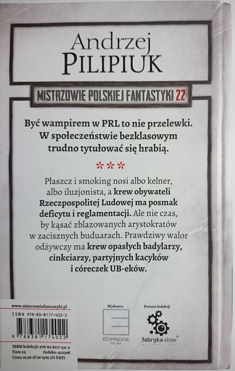 WAMPIR Z M-3 - Andrzej Pilipiuk 2018