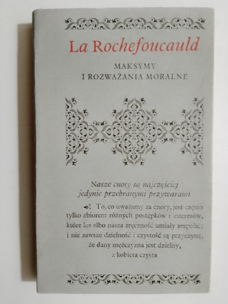 MAKSYMY I ROZWAŻANIA MORALNE - La Rochefoucauld