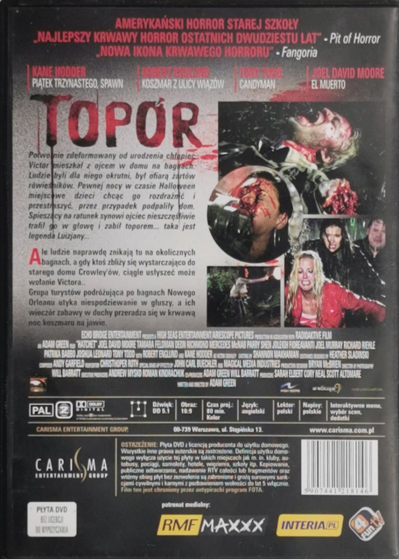 DVD. TOPÓR