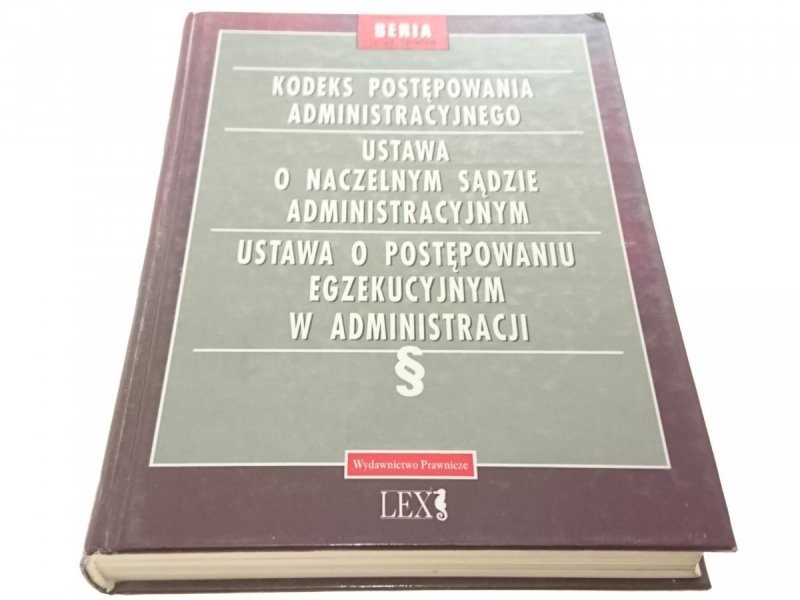KODEKS POSTĘPOWANIA ADMINISTRACYJNEGO...1998