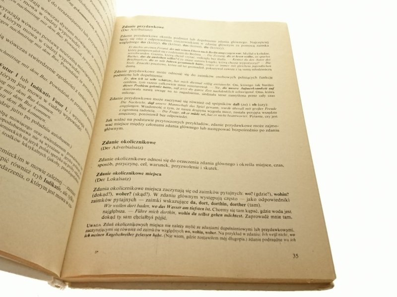 GRAMATYKA JĘZYKA NIEMIECKIEGO - St. Łuszczyk 1986