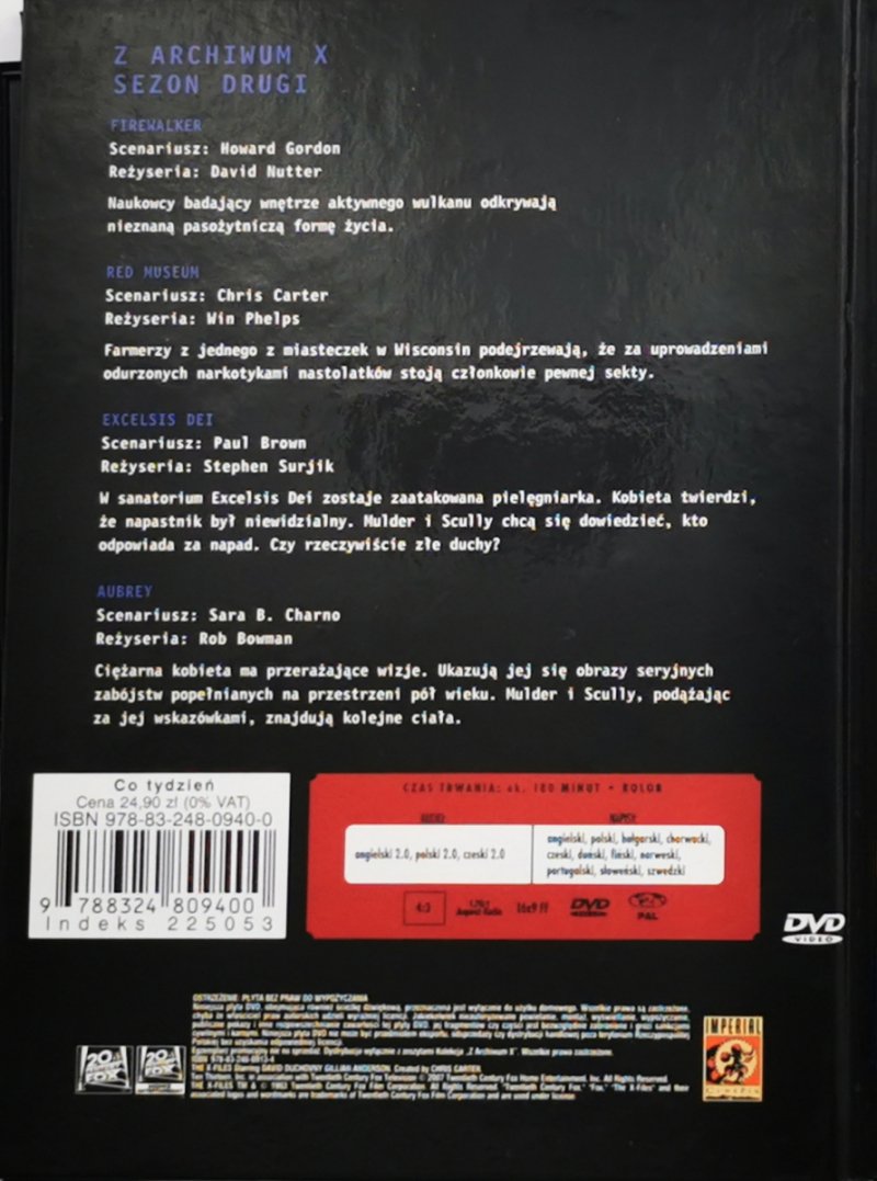 DVD. Z ARCHIWUM X – CZĘŚĆ 9