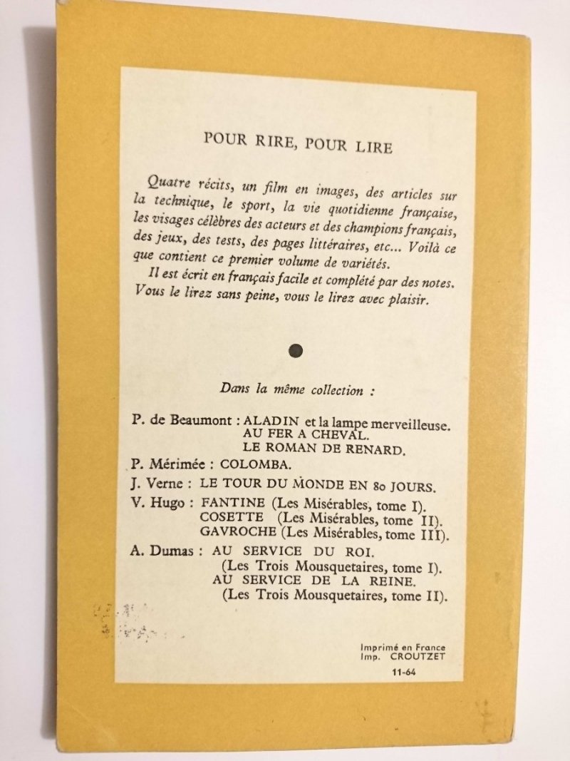 TEXTES EN FRANCAIS FACILE POUR LIRE, POUR RIRE - Jean Bard 