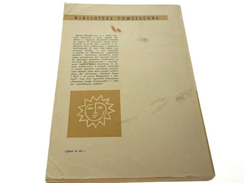 OFICER NAJWIĘKSZYCH NADZIEI - Marian Brandys 1965