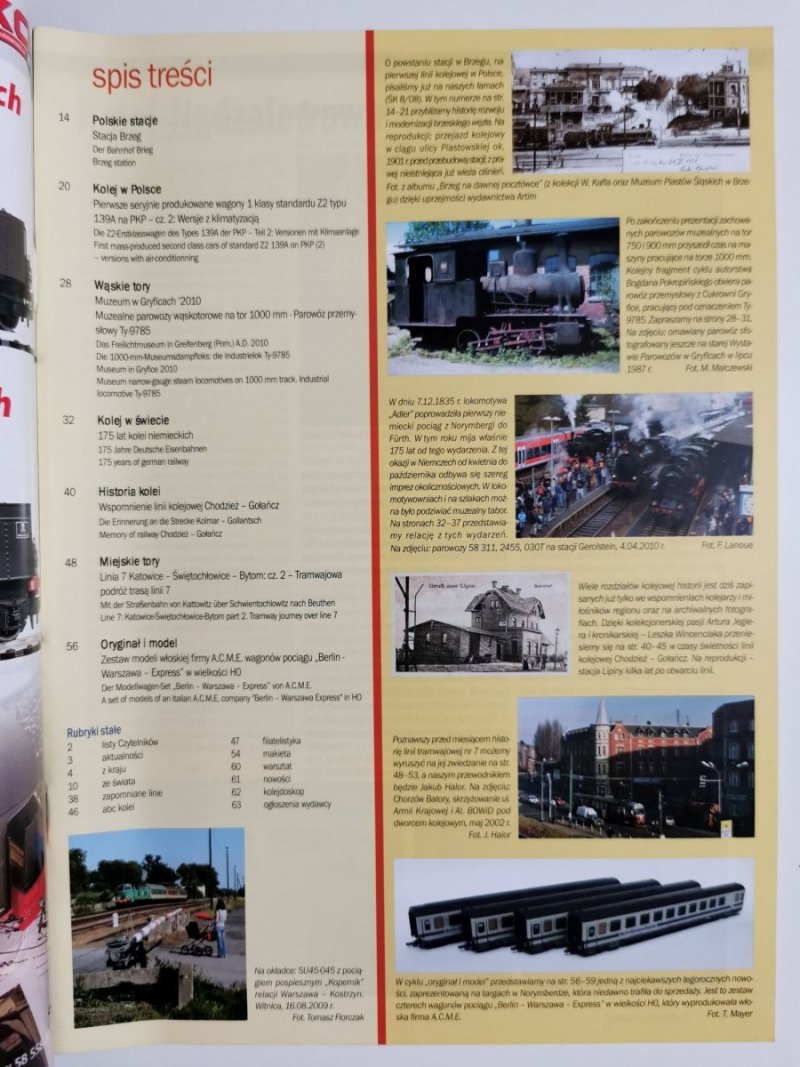 Miesięcznik. Świat kolei 08/2010
