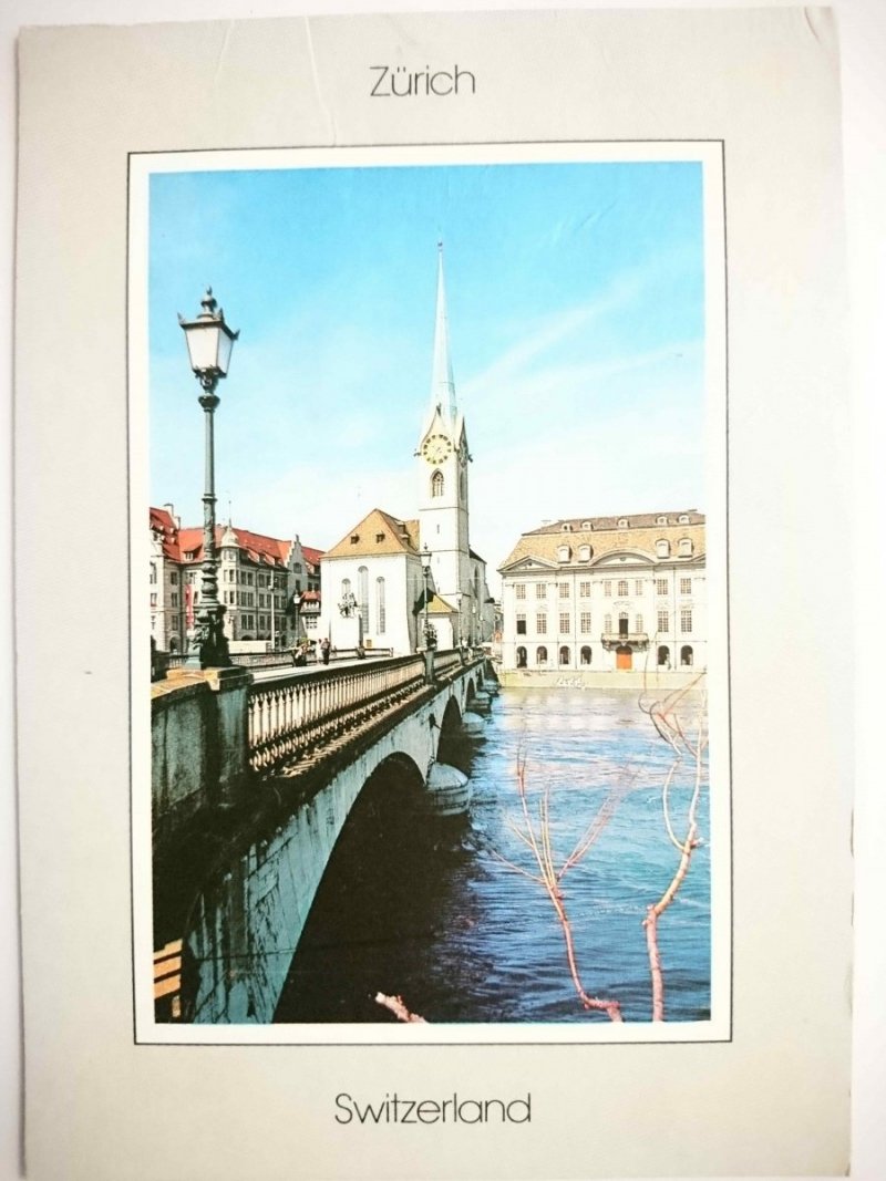 ZURICH. SWITZERLAND. ZURICH MIT FRAUMUNSTER UND ZINFTHAUS ZUR MEISE