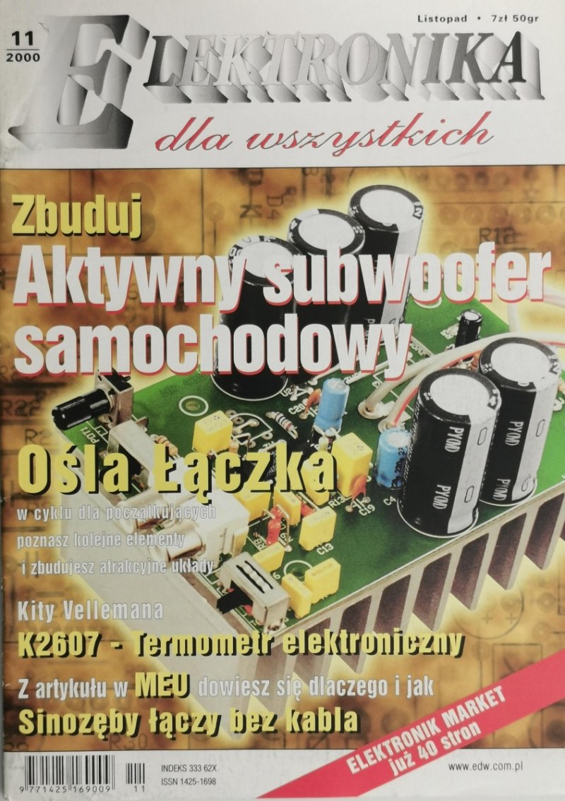 ELEKTRONIKA DA WSZYSTKICH 11/2000