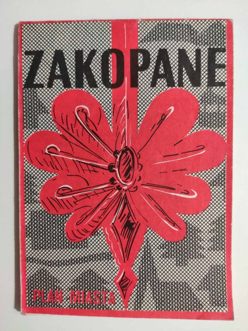 ZAKOPANE PLAN MIASTA 1980