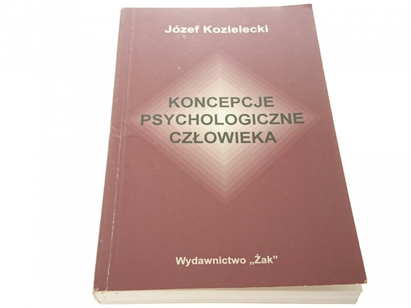 KONCEPCJE PSYCHOLOGICZNE CZŁOWIEKA Kozielecki 1996