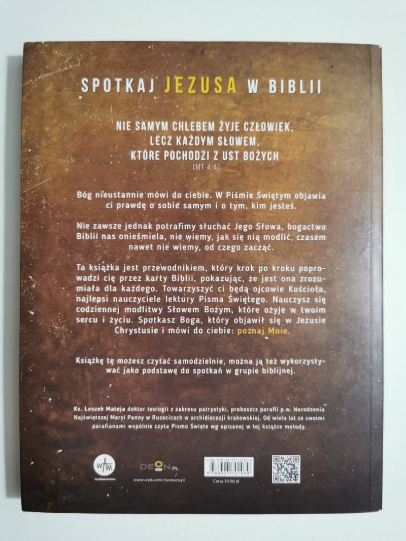 BÓG MÓWI DO CIEBIE POZNAJ MNIE - Ks. Leszek Mateja 2016