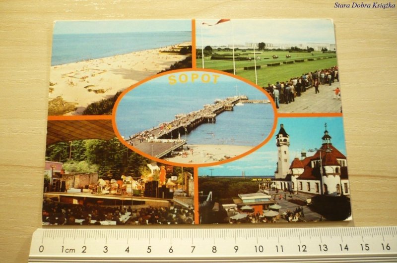 SOPOT. PLAŻA; TOR WYŚCIGÓW KONNYCH; MOLO; OPERA
