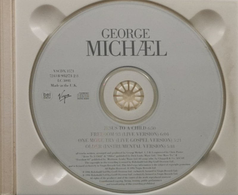 CD. GEORGE MICHAEL JESUS TO A CHILD
