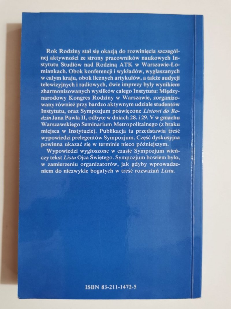 PUKAM DO DRZWI WASZYCH DOMÓW. ROZWAŻANIA 1994