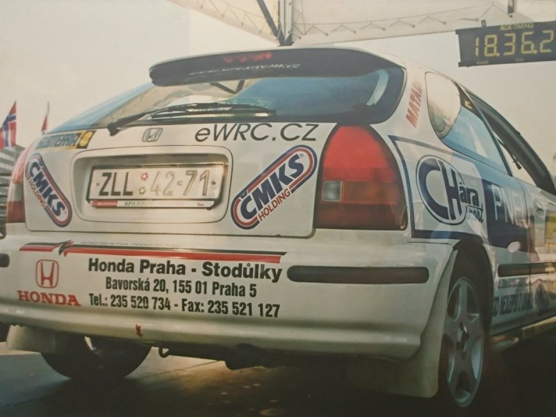 RAJD WRC 2005 ZDJĘCIE NUMER #308 HONDA CIVIC