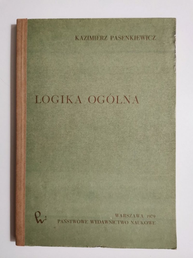 LOGIKA OGÓLNA - Kazimierz Pasenkiewicz 1979