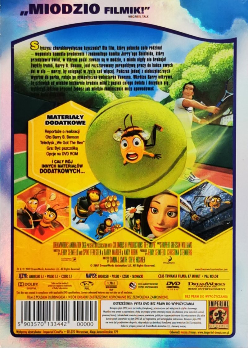 DVD. FILM O PSZCZOŁACH