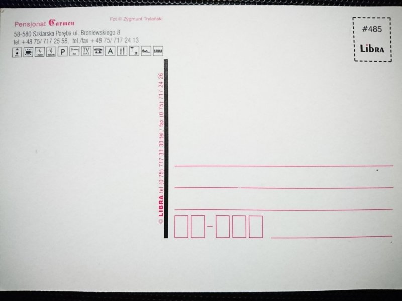 SZKLARSKA PORĘBA. PENSJONAT CARMEN FOT. TRYLAŃSKI