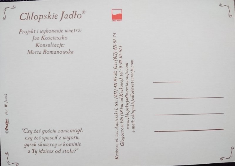 CHŁOPSKIE JADŁO FOT. W. JASIAK