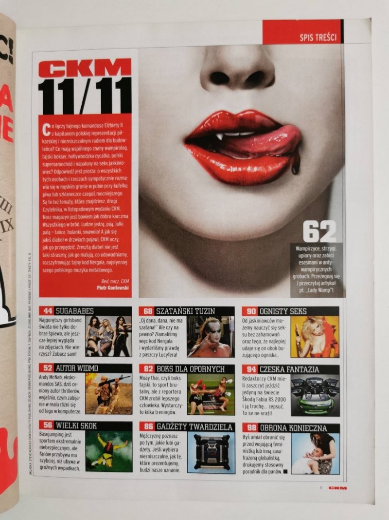 CKM NR 11 (161) LISTOPAD 2011 EXCLUSIVE SUGABABES