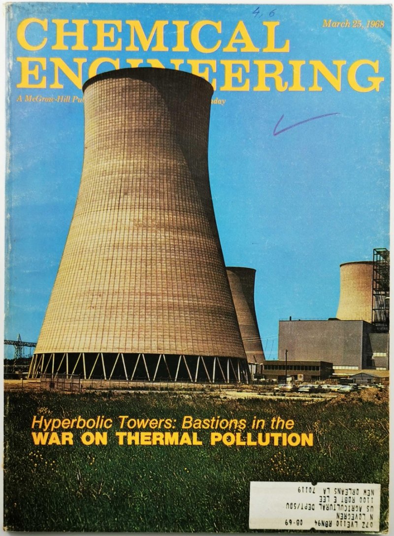 CHEMICAL ENCINEERING MARCH 25 1968  