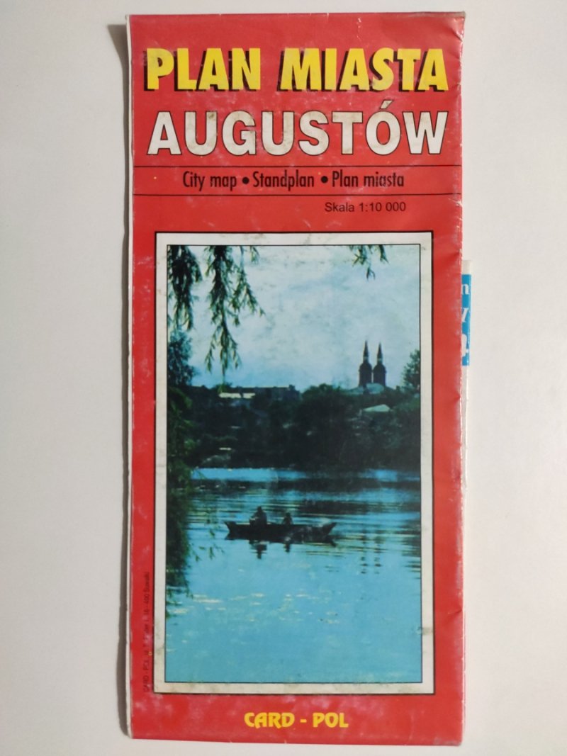 PLAN MIASTA AUGUSTÓW 1:10000