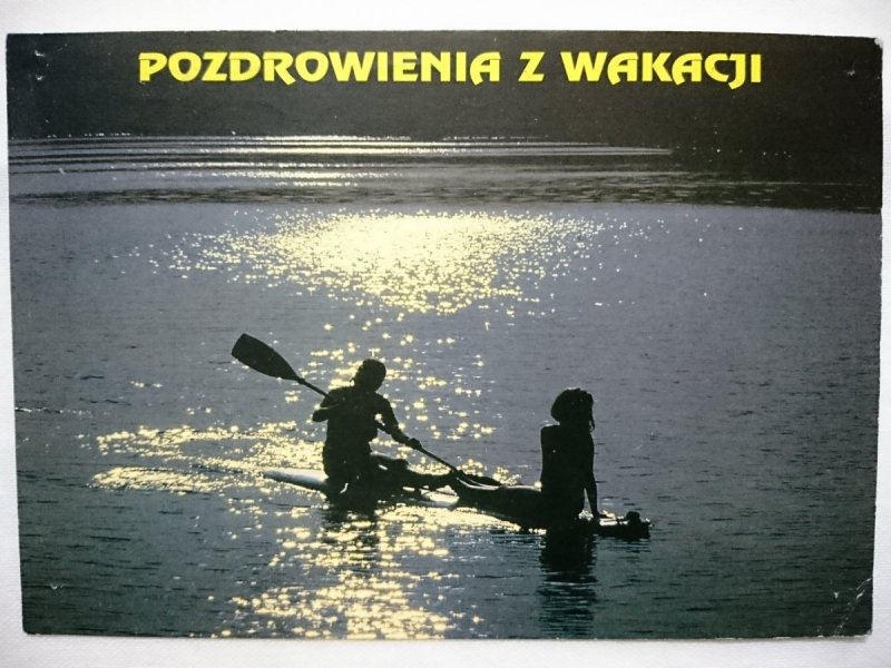 KAJAK NA JEZIORZE FOT. KAZIMIERZ CENTKOWSKI