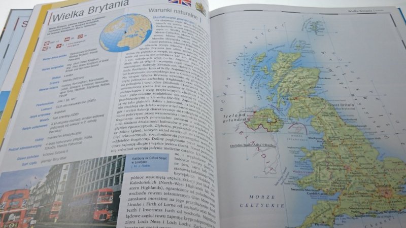 WIELKI ENCYKLOPEDYCZNY ATLAS ŚWIATA TOM 1 EUROPA