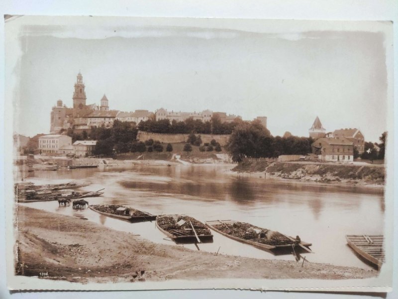 KRAKÓW. WAWEL OD ZACHODU. REPRINT
