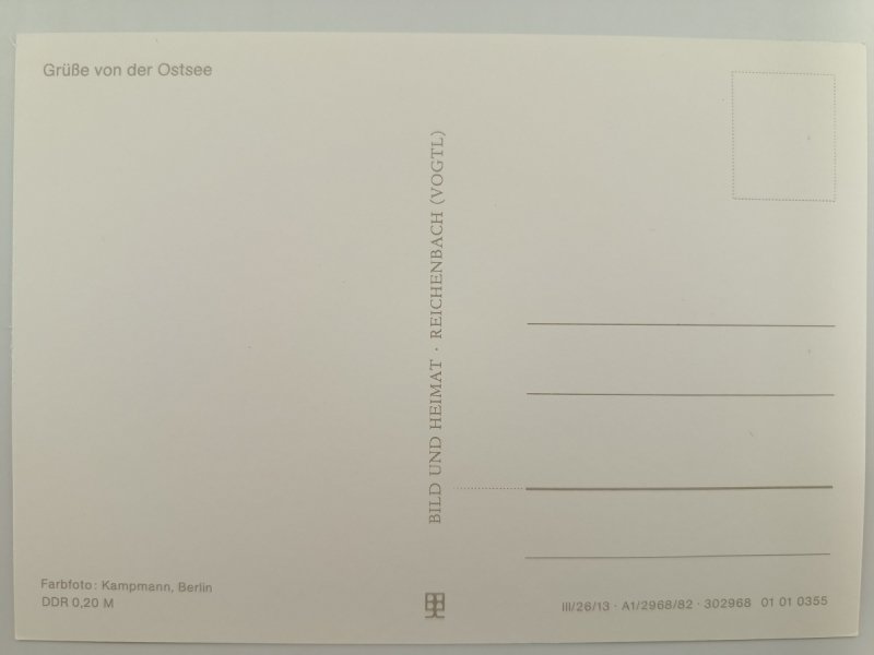 GRUSSE VON DER OSTSEE BERLIN