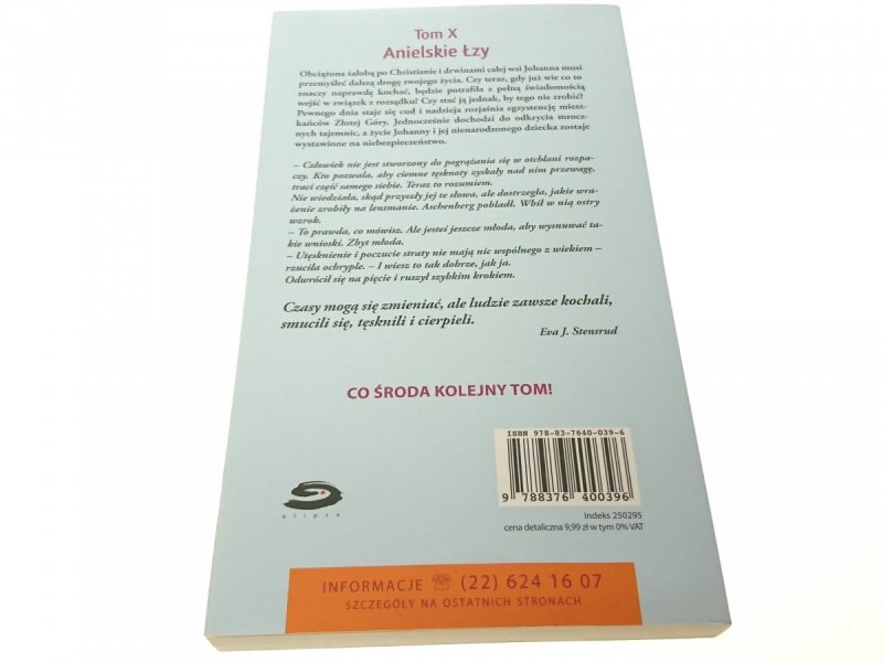SAGA O LUDZIACH ZE ZŁOTEJ GÓRY TOM 10 ANIELSKIE