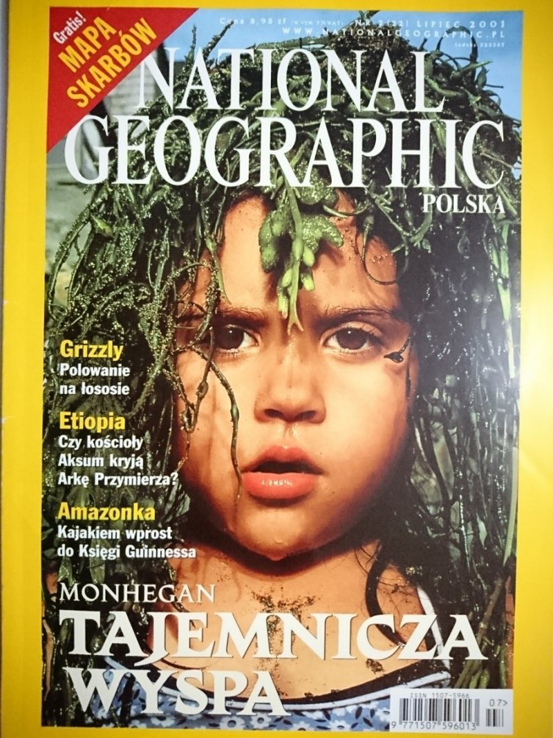 NATIONAL GEOGRAPHIC POLSKA 7-2001 BEZ DODATKU