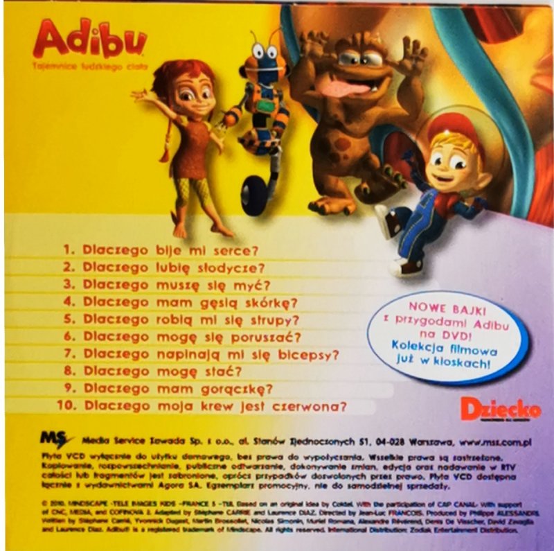 VCD. ADIBU. DLACZEGO BIJE MI SERCE
