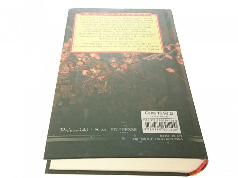 ŚWIAT DYSKU TOM 20 STRAŻ NOCNA - Pratchett 2002