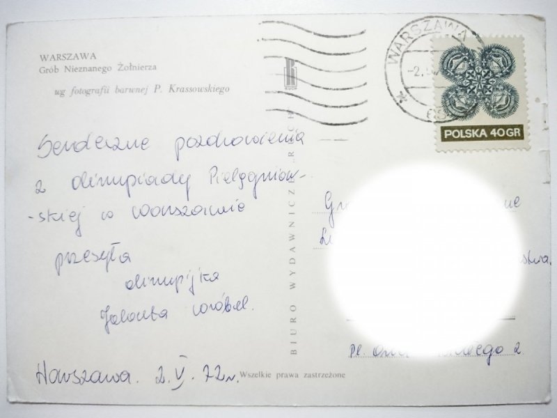 WARSZAWA. GRÓB NIEZNANEGO ŻOŁNIERZA FOT. KRASSOWSKI