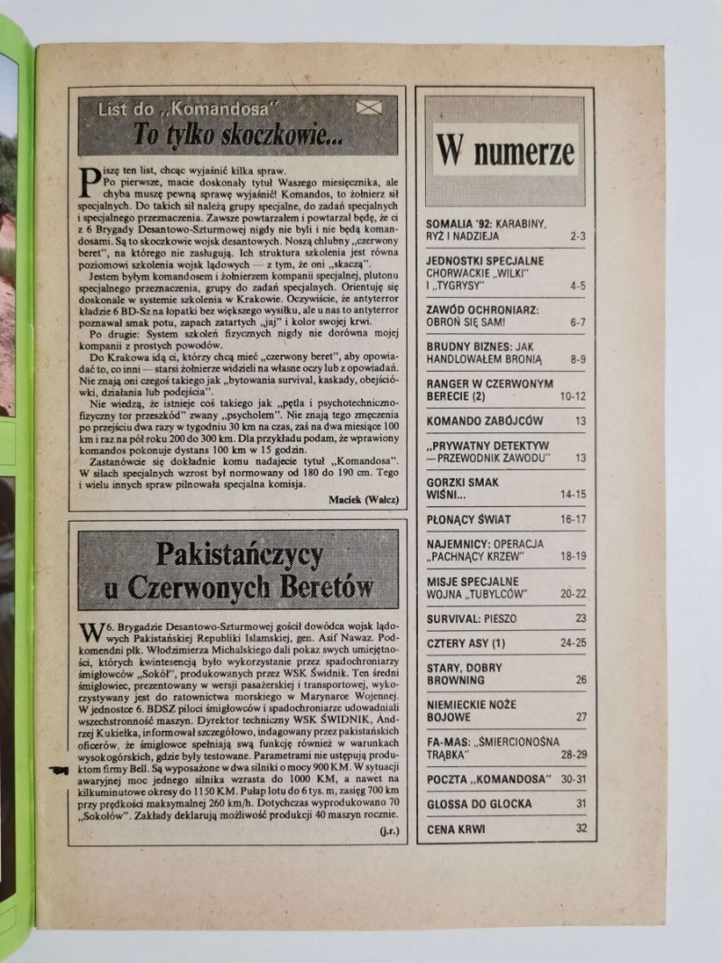 KOMANDOS NR 1 (12) 93 WOJNA Z GŁODEM