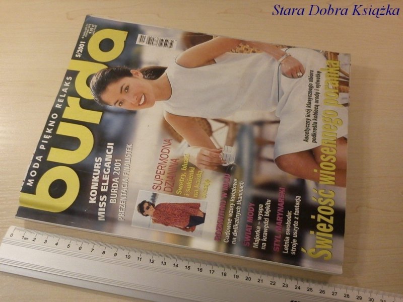 BURDA 5/2001 ŚWIEŻOŚĆ WIOSENNEGO PORANKA