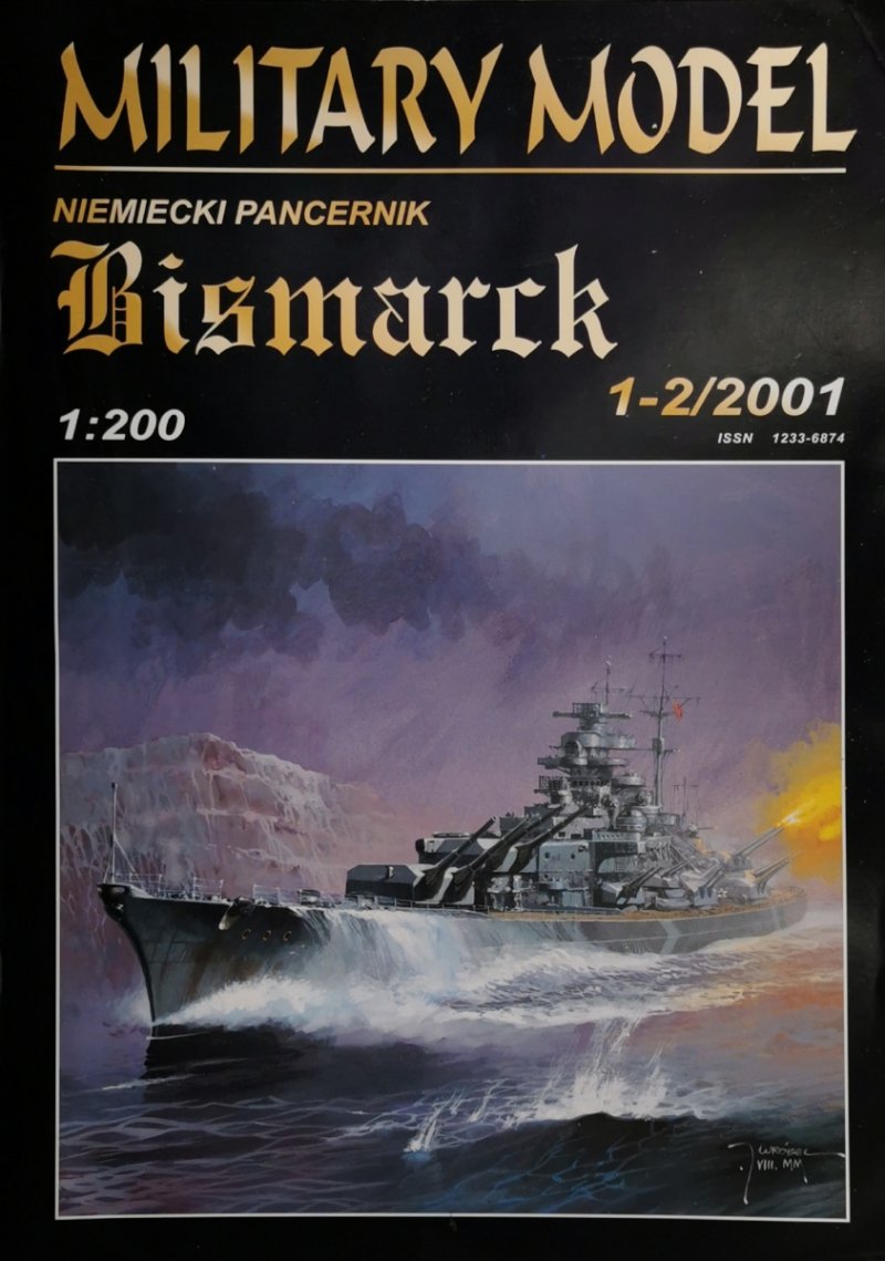 MILITARY MODEL 1-2/2001  – NIEMIECKI PANCERNIK BISMARCK - Andrzej Haliński