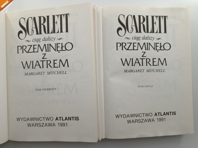 SCARLETT. PRZEMINĘŁO Z WIATREM. TOM 1-2 - Margaret Mitchell