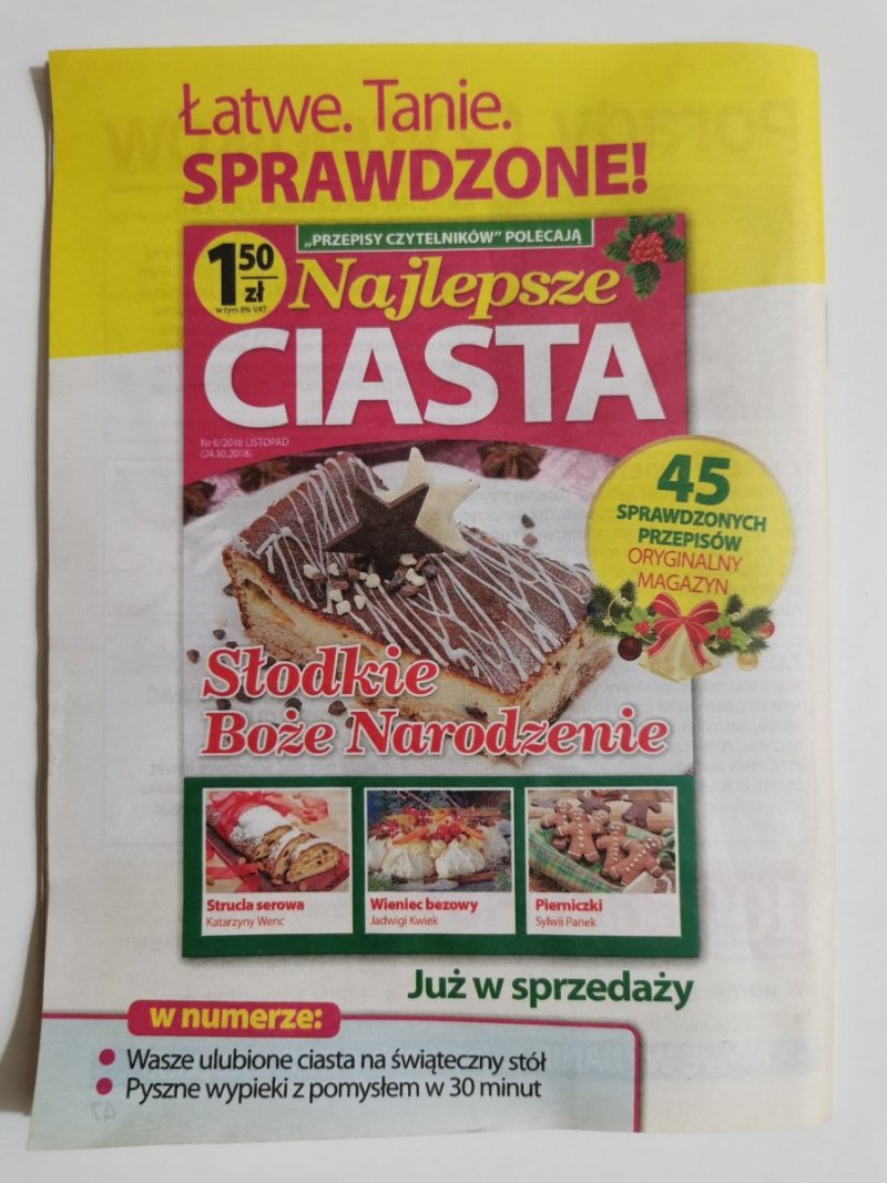 100 RAD. PRZEPISY I DIETY NR 9/2018 (13) LISTOPAD 2018