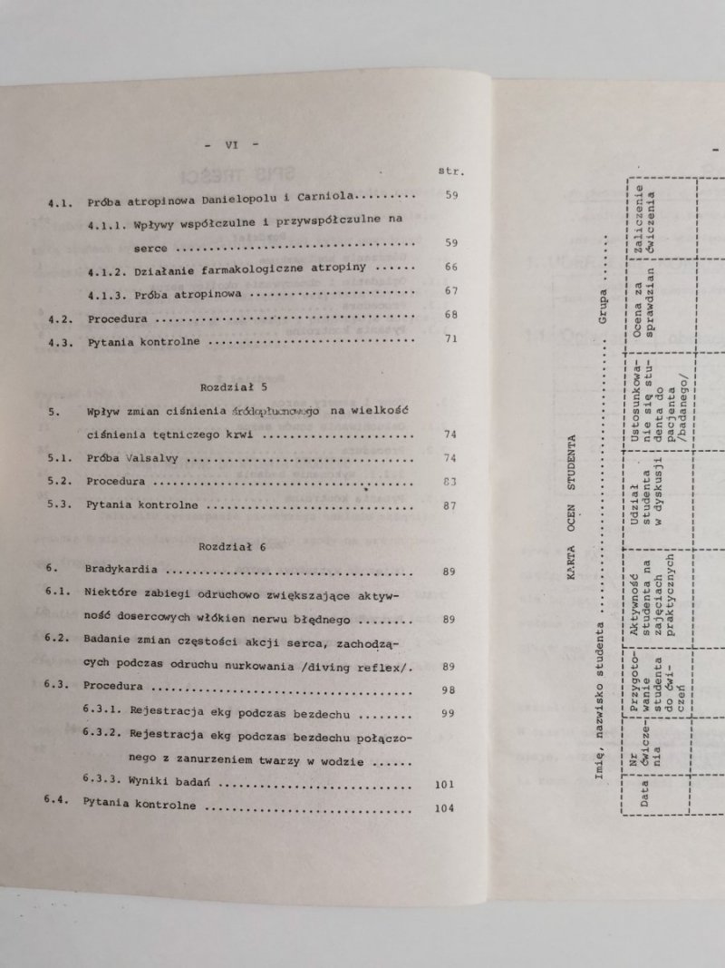 FIZJOLOGIA SERCA. REPETYTORIUM I ĆWICZENIA - St. Bogdanowicz 1985