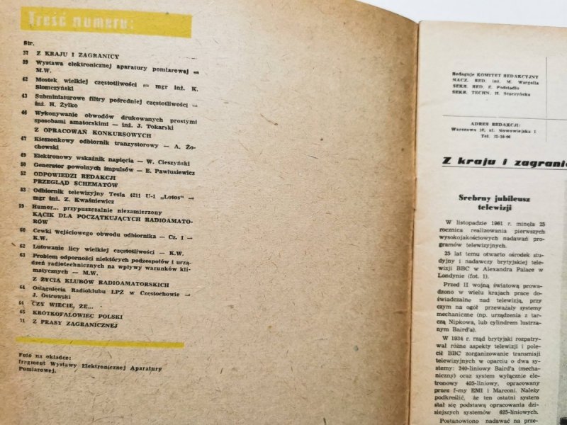 Radioamator i krótkofalowiec 2/1962