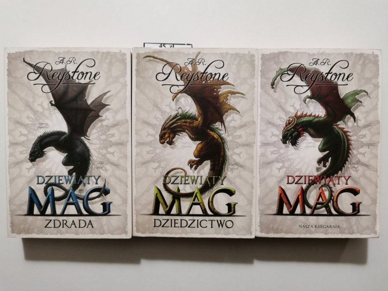 DZIEWIĄTY MAG 3 TOMY - A. R. Reystone 