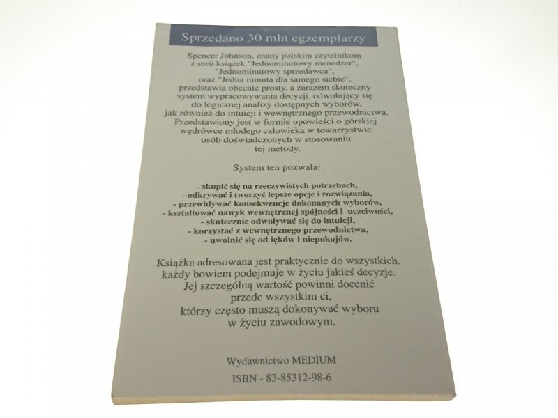 TAK CZY NIE - Spencer Johnson 1995