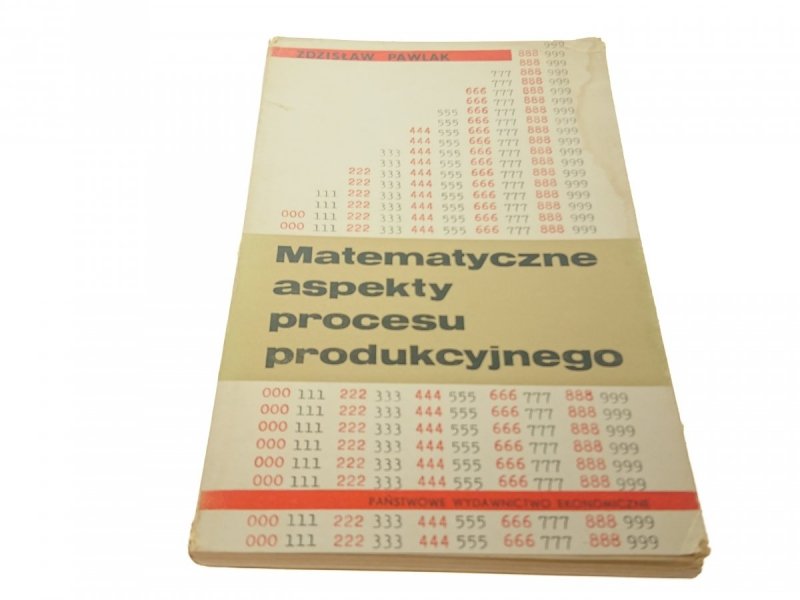 MATEMATYCZNE ASPEKTY PROCESU PRODUKCYJNEGO (1969)