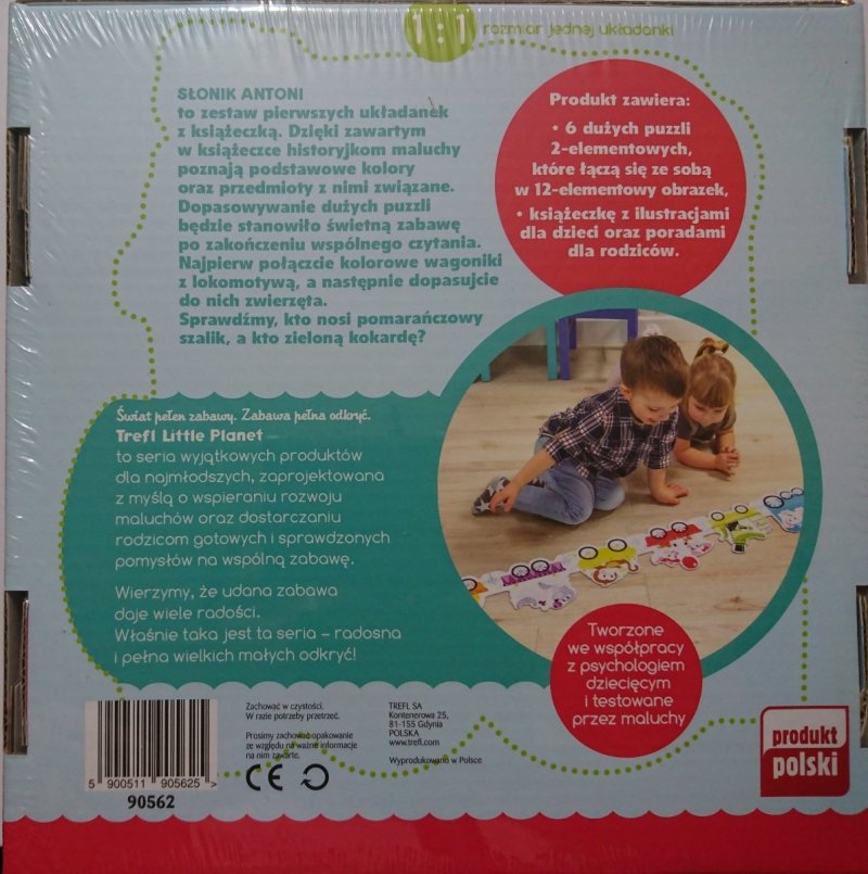 TREFL PUZZLE. SŁONIK ANTONI 12 PUZZLI