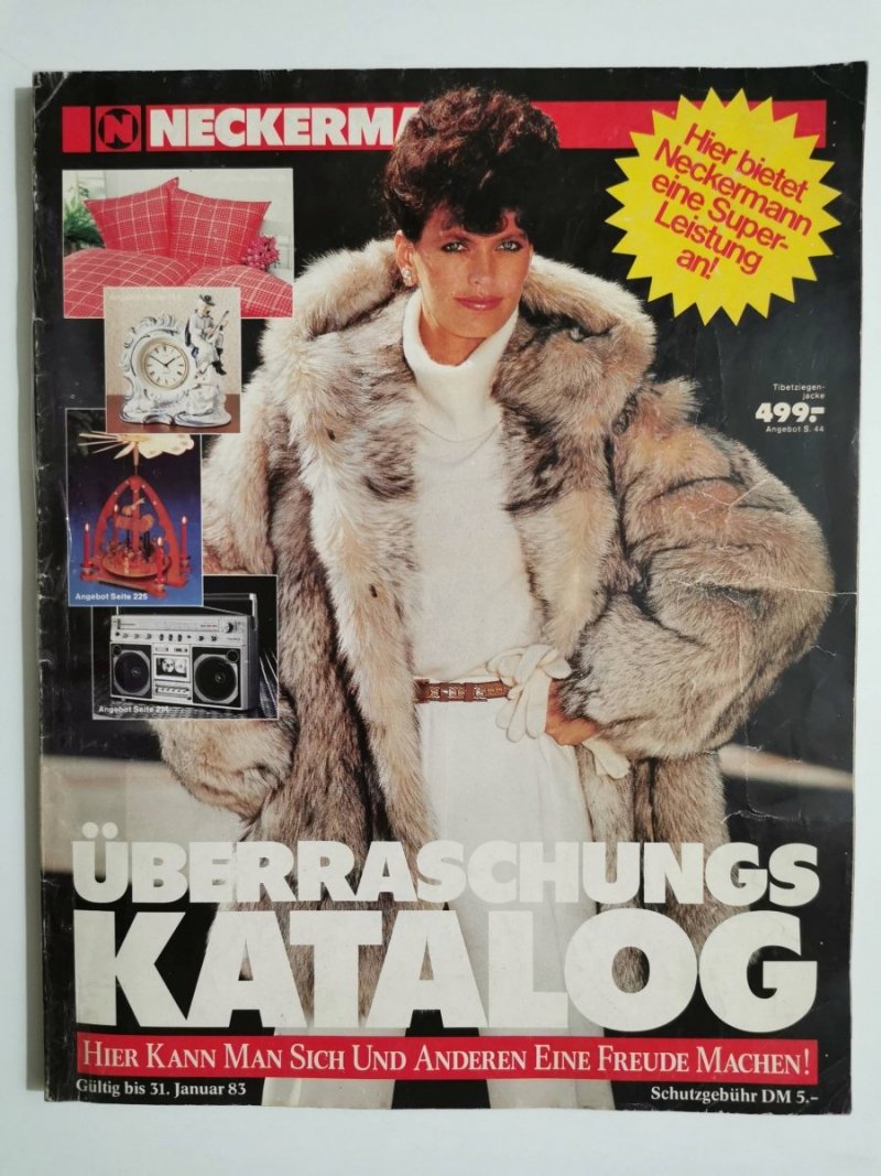 UBERRASCHUNGS KATALOG. NECKERMAN GULTIG BIS 31. JANUAR 83