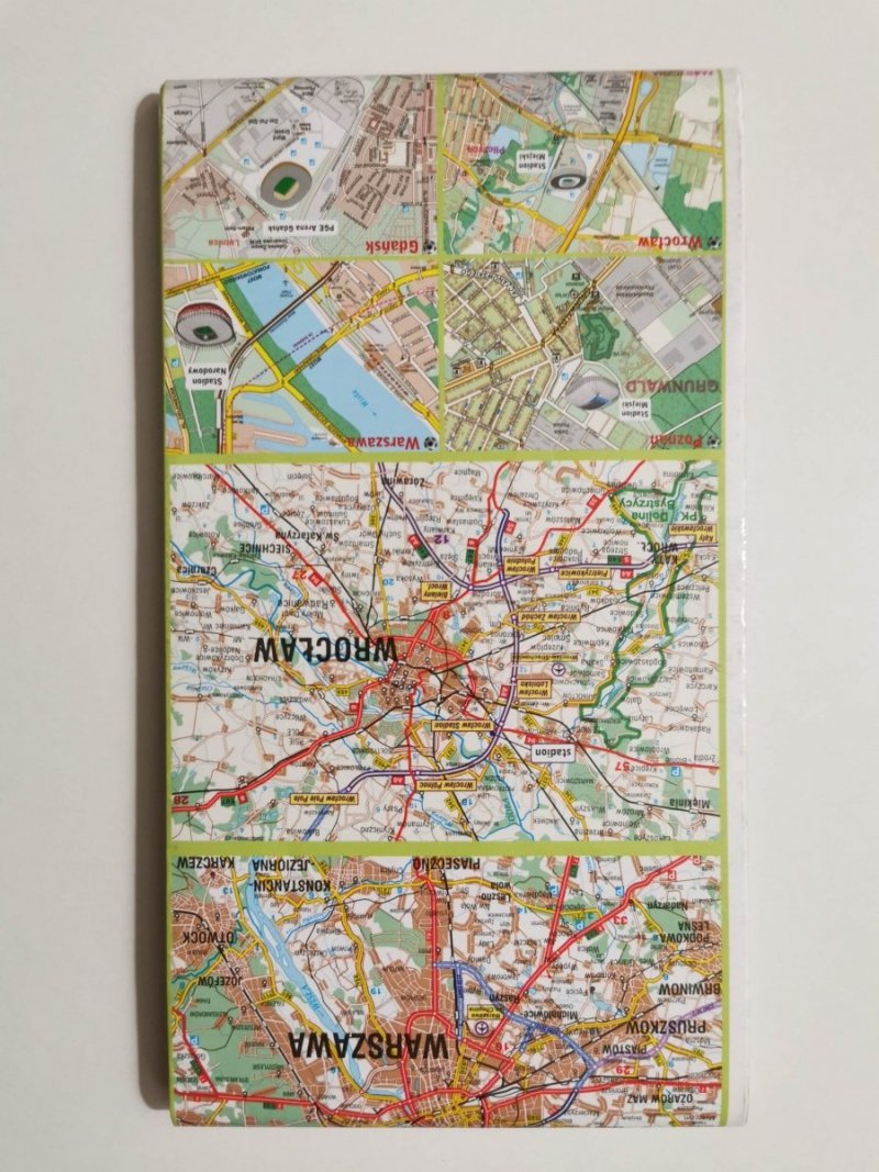POLSKA 2012 LAMINOWANA MAPA SAMOCHODOWA 1: 715 000 2012